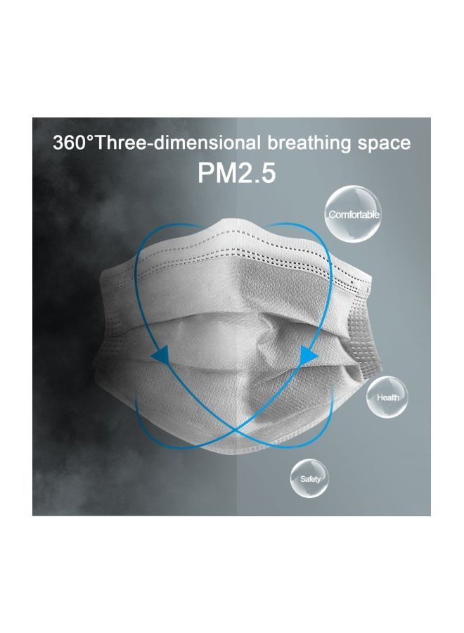 NIBEMINENT Pack Of 10 Disposable Anti-Dust Mouth Mask - Image 2