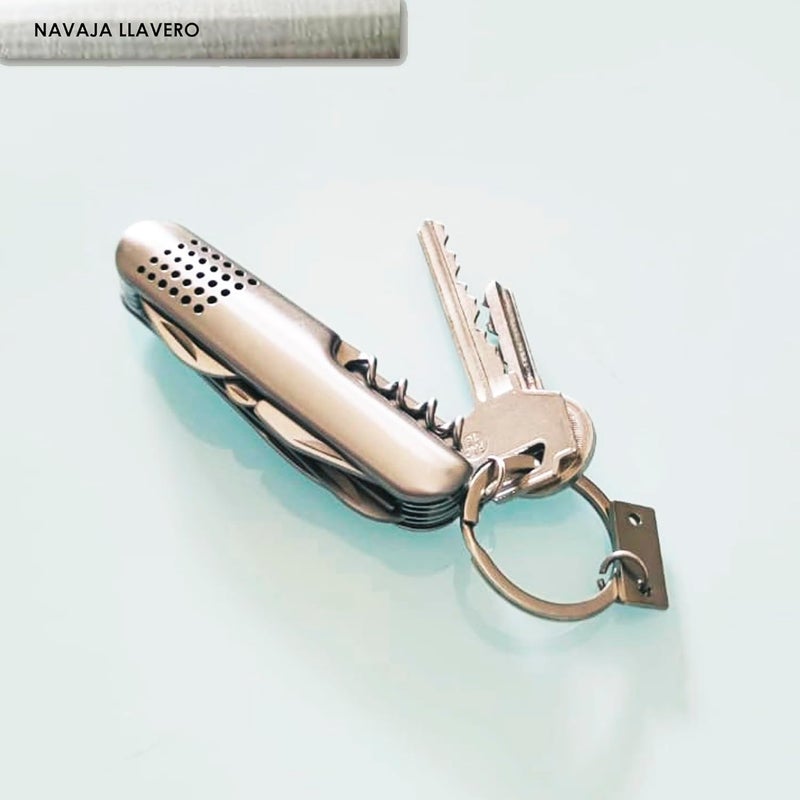 5-in-1 Stainless Steel Pocket Knife – Compact Multi-Function Tool with Screwdriver, Bottle Opener, Can Opener & File – Durable, Lightweight, Ideal for Camping, Survival, Everyday Carry - Image 1