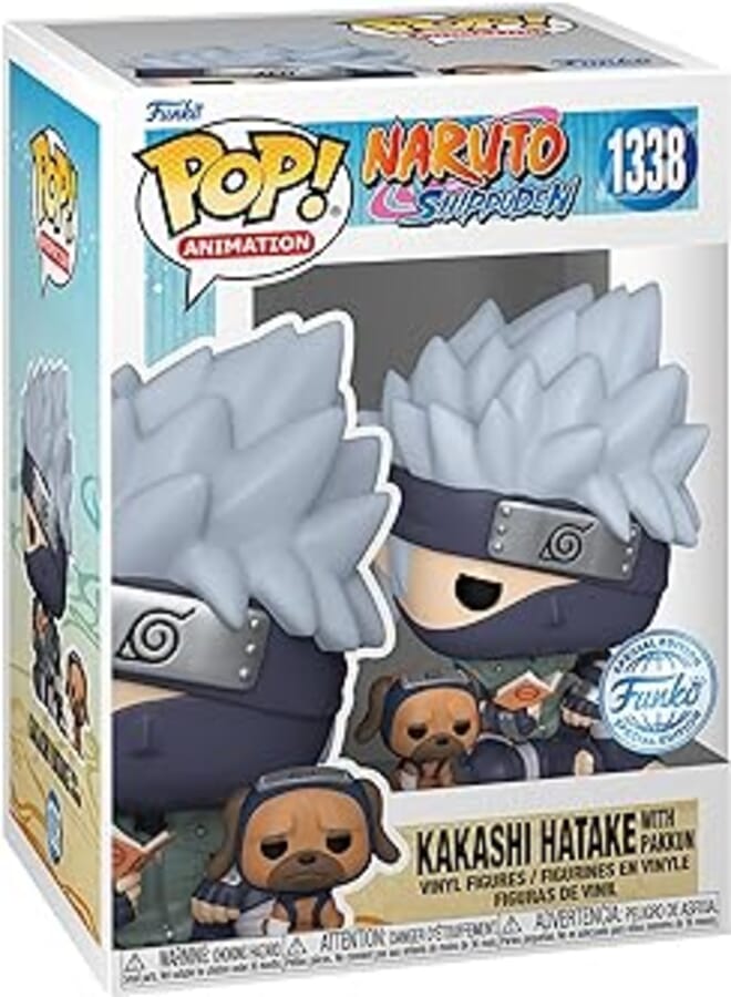 Funko Pop! Anime: Naruto - Kakashi with Pakkun (Exc)