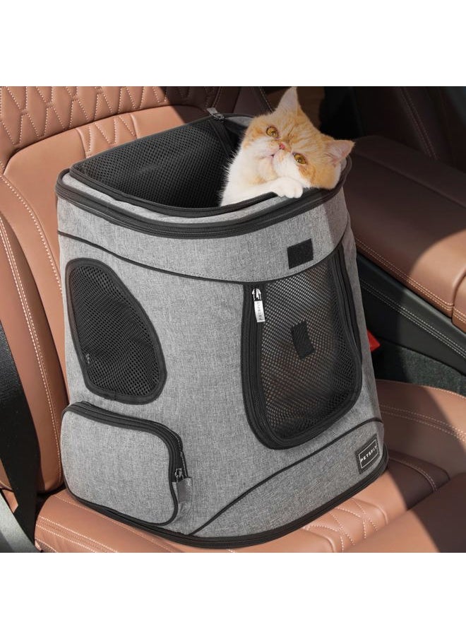 Petsfit Pet Backpack Carrier with Upgrade Waist Cushion Design to Better Fit The Waist, Suitable for Small and Medium Cats, and Rabbits up to 18 Pounds  - Image 4