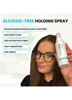 SureThik SureThik Hair Thickening Fiber Starter Package - With Application Tools - Comes with 1 x 15g Hair Fiber, 1 x 3oz Holding Spray, 1 x Hair Fiber Spray Applicator & 1 x Hairline Tool (Black)  - Image 4