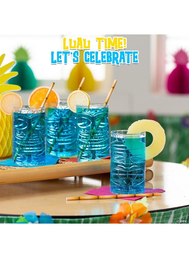 Fun Express Bulk Clear Tiki Totem Plastic Cups, 24 Piece - Image 3