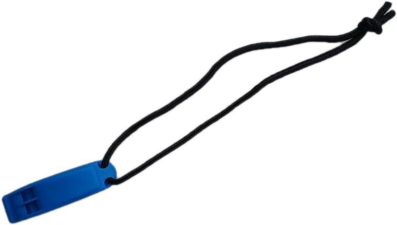 klarako Plastic Water Sports Emergency Survival Safety Whistle with Lanyard - Image 4