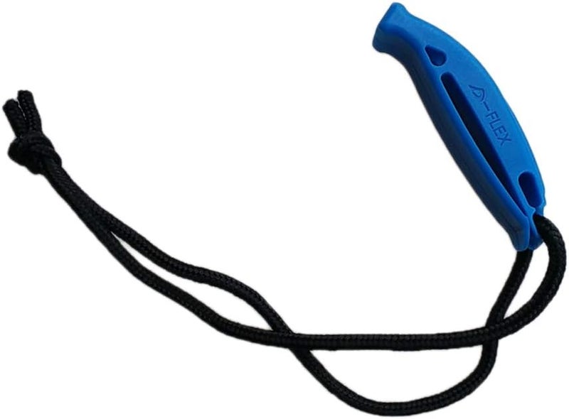 klarako Plastic Water Sports Emergency Survival Safety Whistle with Lanyard - Image 2