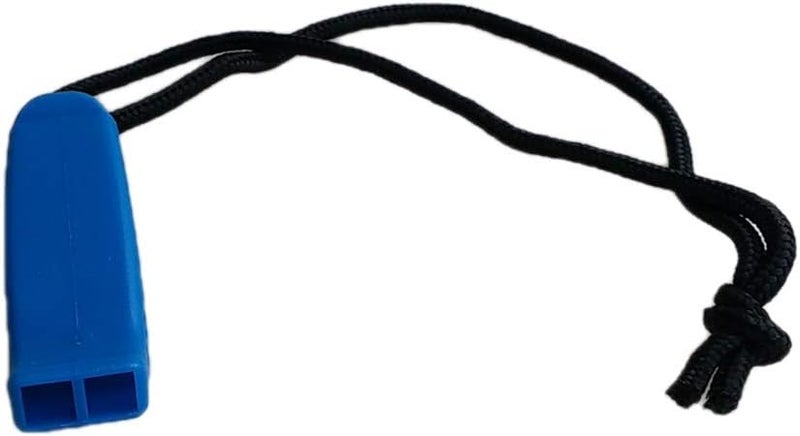 klarako Plastic Water Sports Emergency Survival Safety Whistle with Lanyard - Image 5