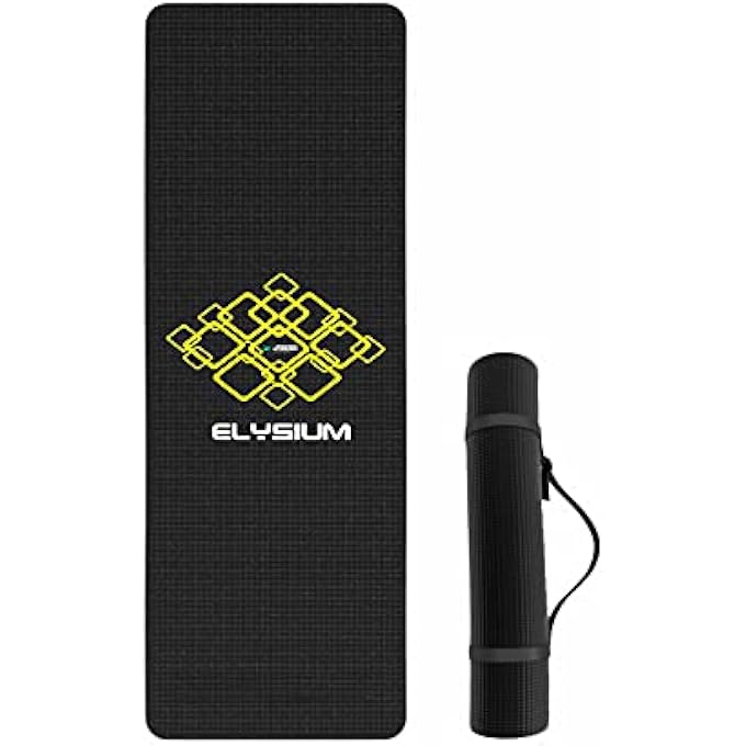 Elysium Yoga Mat 10Mm Yellow-Black - Image 1