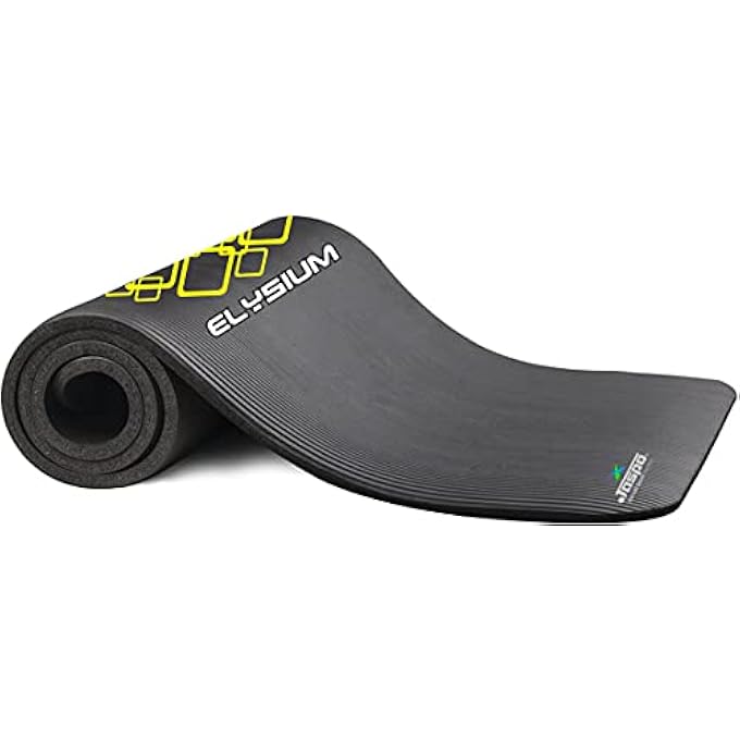 Elysium Yoga Mat 10Mm Yellow-Black - Image 4