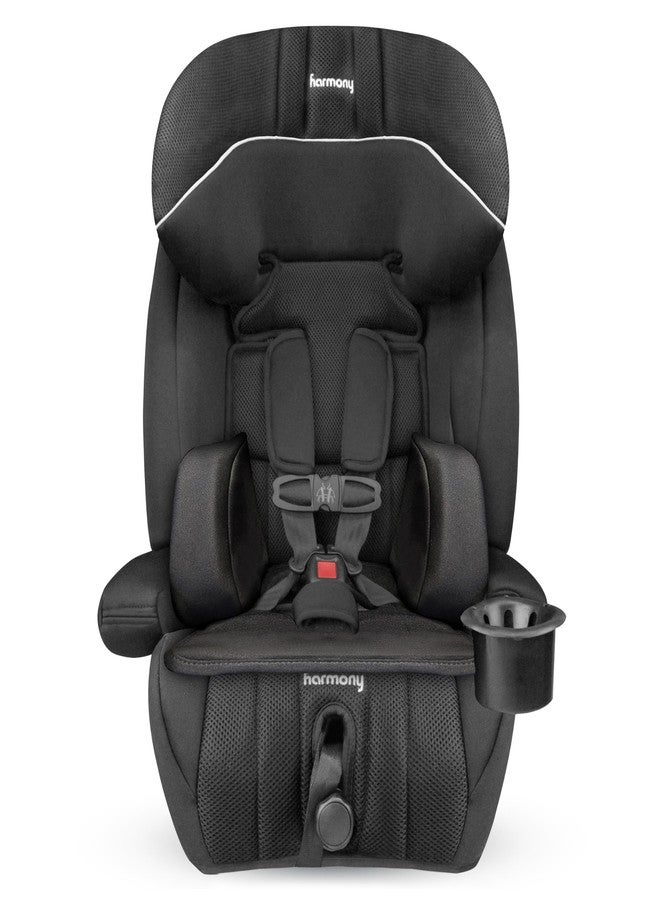 Harmony Defender 360 MAX with SIP 3-in-1 Harness Booster Car Seat, Forward Facing Car Seat, Highback, to Backless Booster, for Children 26.5–120 lbs., 27–57 in - Black - Image 1