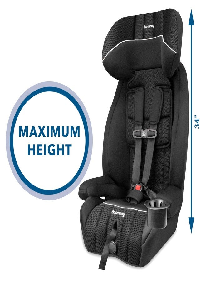 Harmony Defender 360 MAX with SIP 3-in-1 Harness Booster Car Seat, Forward Facing Car Seat, Highback, to Backless Booster, for Children 26.5–120 lbs., 27–57 in - Black - Image 5