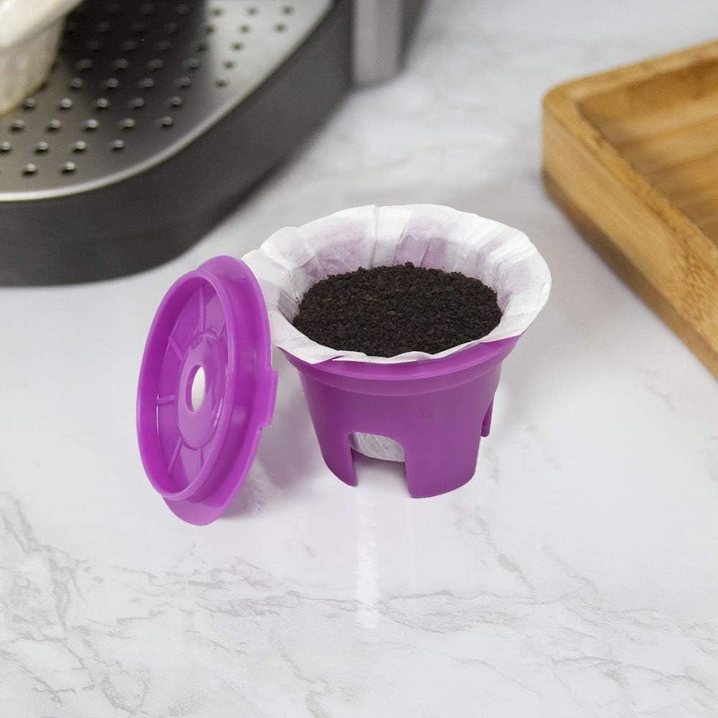 Perfect Pod Cafe Filters Paper Liners for Reusable K Cup Coffee Pods by - Fits All Brands, Compatible With All Refillable Capsules - Disposable Paper Filters (1,000-Ct) - Image 3
