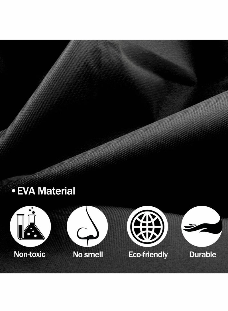 Raincoat Rain Ponchos for Adults Reusable EVA Clear Portable Rain Coats Lightweight Jackets with Hood, Packable Poncho for Adults, Clear Hooded Rain Poncho - Image 5