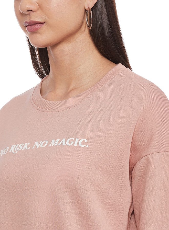 ONLY Comfort Fit Sweatshirt (2024400019_Misty Rose_M) - Image 3