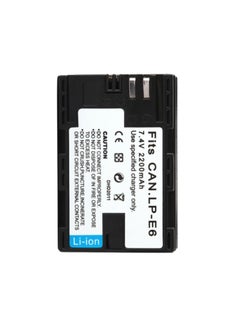 2200mAh LP-E6 LP E6 Camera Battery Compatible with Canon EOS 5DS 5D Mark II Mark III 6D 7D 60D 60Da 70D 80D DSLR EOS