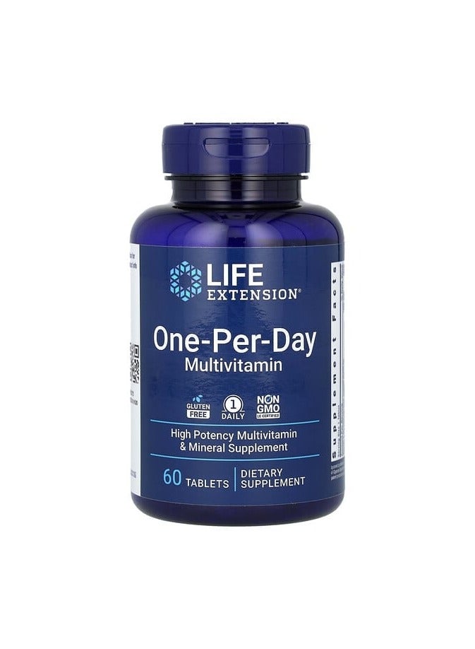 Life Extension One-Per-Day Multivitamin, 60 Tablets