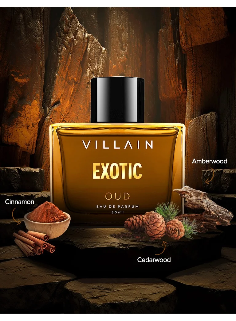 فيلين عطر اكزوتيك عود فاخر بريميوم يدوم طويلا او دي بارفان للرجال-50 مل