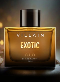 VILLAIN Exotic Oud Luxury Premium Long Lasting  EDP for Men - 50 ml  - Image 2