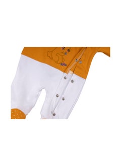 Babies Basic 100% Cotton Printed Long Sleeves Sleepsuit With Feet Covering For Babies  - Image 4