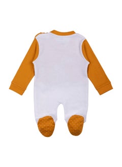 Babies Basic 100% Cotton Printed Long Sleeves Sleepsuit With Feet Covering For Babies  - Image 2