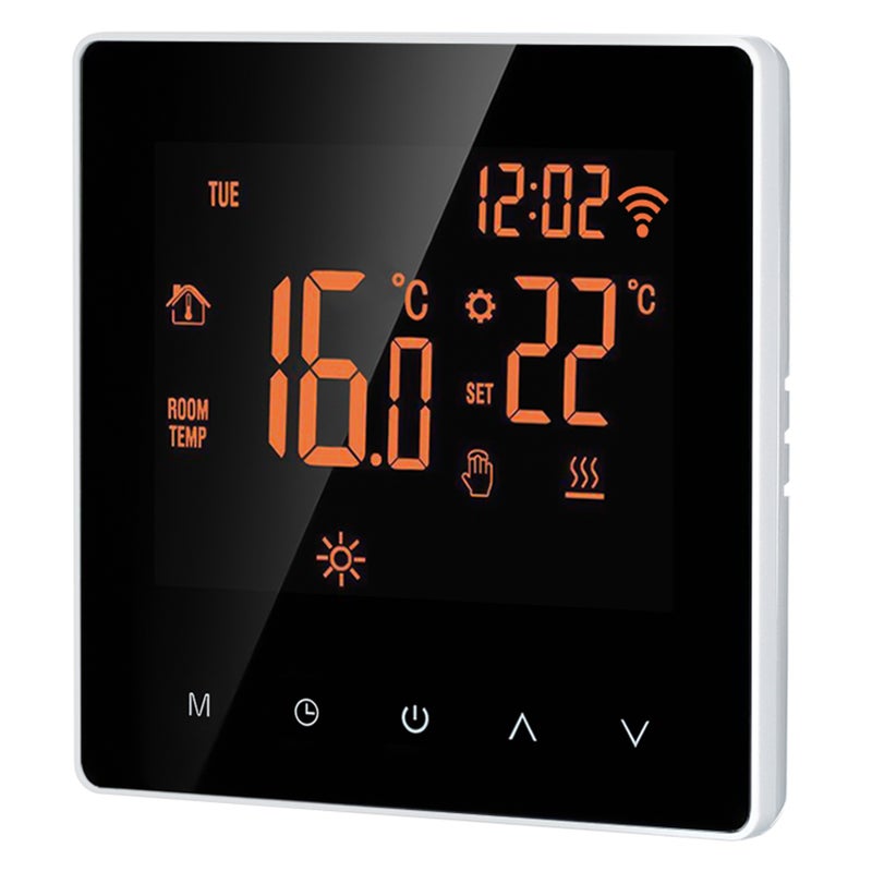 Wi-Fi Smart Thermostat Digital Temperature Controller APP Control LCD Display Touch Screen Week Programmable Electric Floor Heating Thermostat for Home School Office Hotel 16A - Image 3