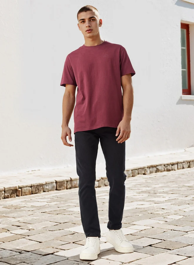 Kappa Kappa Logo Embossed T-shirt