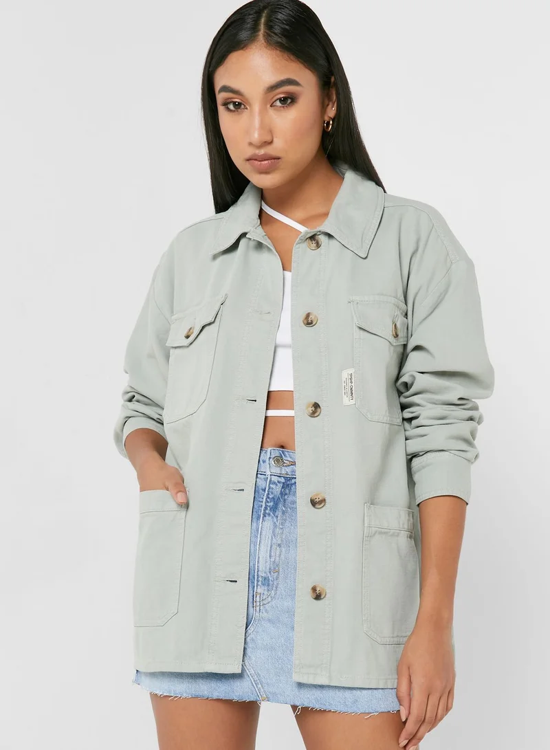 TOPSHOP Pocket Detail Jacket