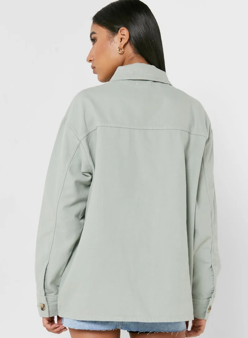 TOPSHOP Pocket Detail Jacket