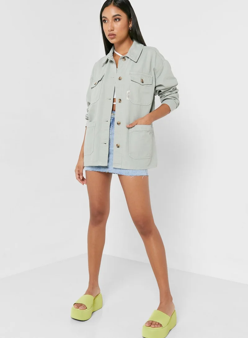 TOPSHOP Pocket Detail Jacket