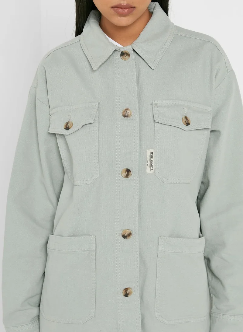 TOPSHOP Pocket Detail Jacket