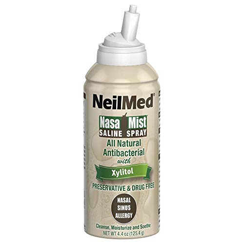 NeilMed Nasamist Saline Spray with Xylitol, 4.5 Ounce (Pack of 1) - Image 1