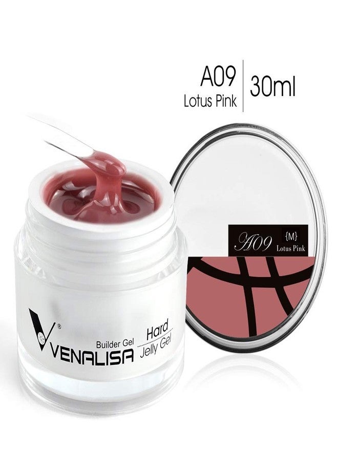 VENALISA Lotus Pink Color Builder Gel for Nails Extension-30ml Hard Jelly Gel Strengthen Nail Extension French Nail DIY design (A09) - Image 2