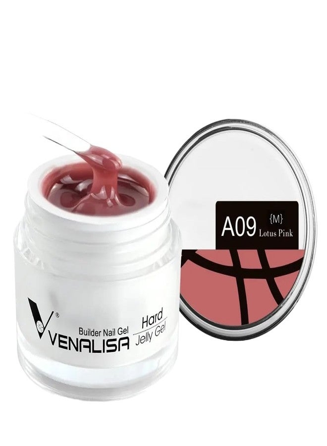 VENALISA Lotus Pink Color Builder Gel for Nails Extension-30ml Hard Jelly Gel Strengthen Nail Extension French Nail DIY design (A09) - Image 1