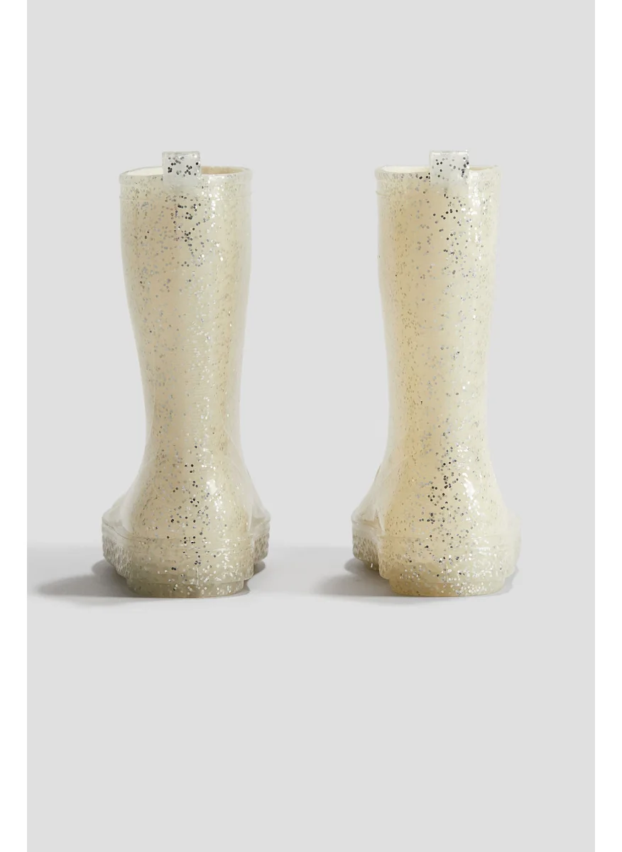 H&M Glittery Wellingtons