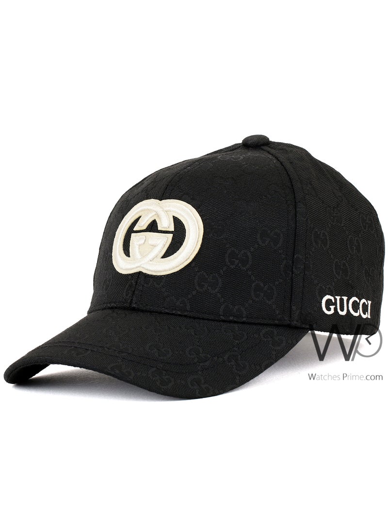 غوتشي كاب بيسبول Gucci GG باللون الأسود  - Image 1