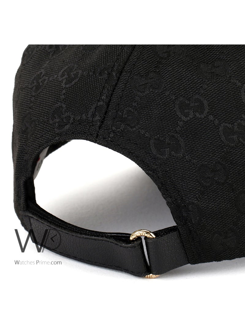 غوتشي كاب بيسبول Gucci GG باللون الأسود  - Image 3