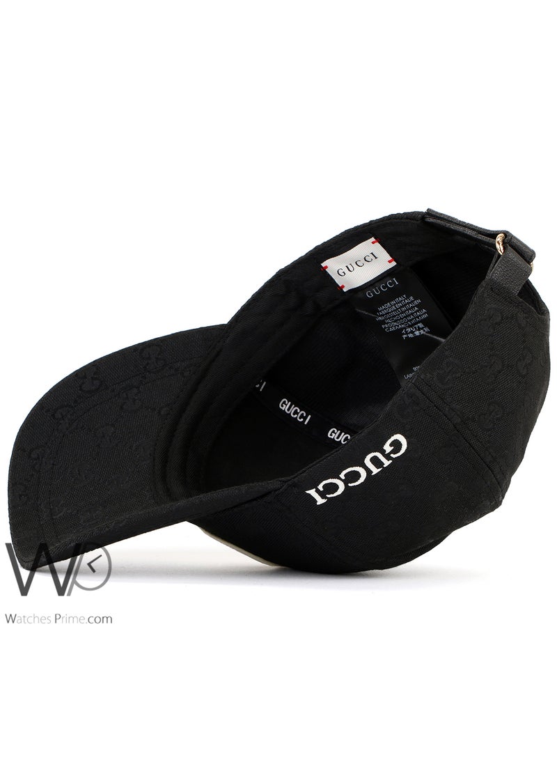 غوتشي كاب بيسبول Gucci GG باللون الأسود  - Image 4