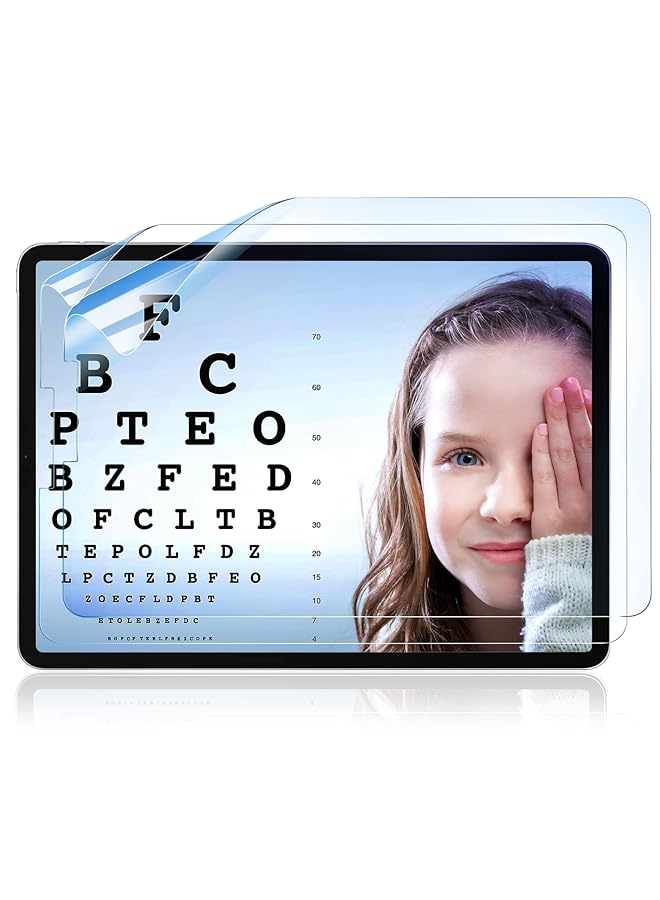 2Pack Anti Blue Light Screen Protector Compatible With Ipad Pro 12.9 Inch 2022 2021 2020 2018 6Th 5Th 4Th 3Rd Generation Hd Clear Eye Protection Matte Anti Glare For Ipad 12.9 In Screen Film Cover - Image 1
