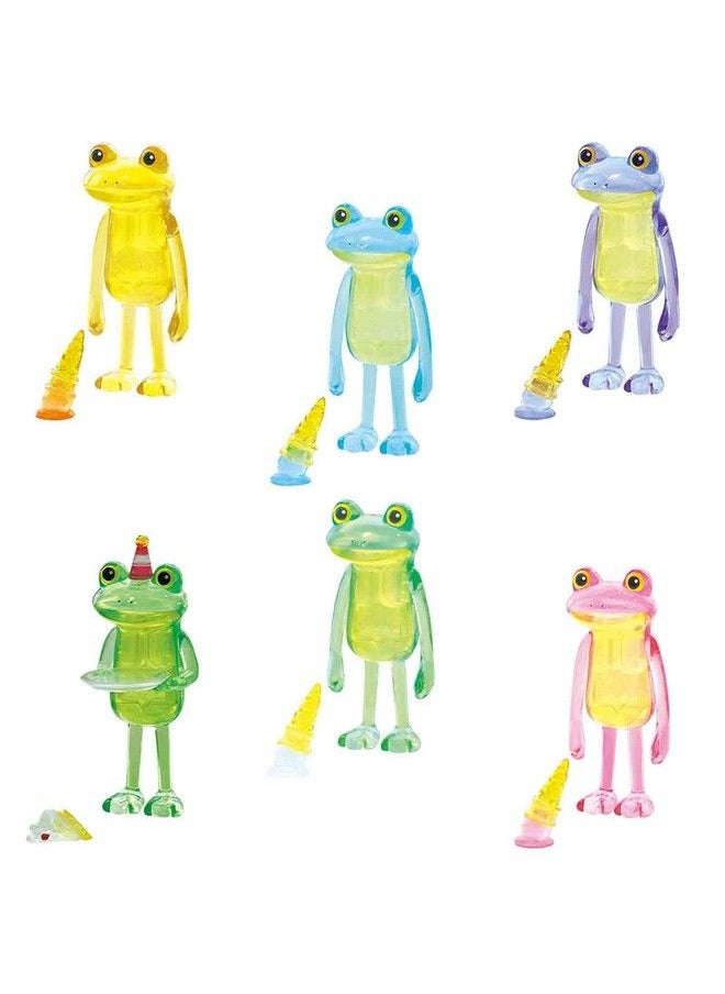 Qualia Ice Cream Drop Acrylic Frog Mini Figure Blind Box Includes 1 Of 6 Collectable Figurines Authentic Japanese Design Made From Durable Plastic  - Image 2