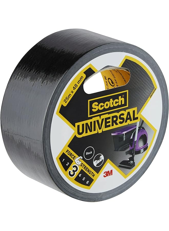 Scotch  Universal Duct Tape 48Mmx25M Black Color For General Purpose Holds Quickly And Reliably For Everyday Repairs And Projects 1 Roll Pack