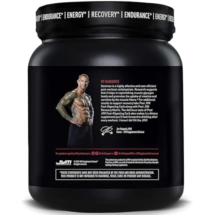JYM Supplement Science Post JYM Carb Fast Digesting Post Workout Recovery Powder | Pure Dextrose, Glycogen Replenishment, Athletic Performance, Muscle Growth | Rainbow Sherbet 30 Servings - Image 2