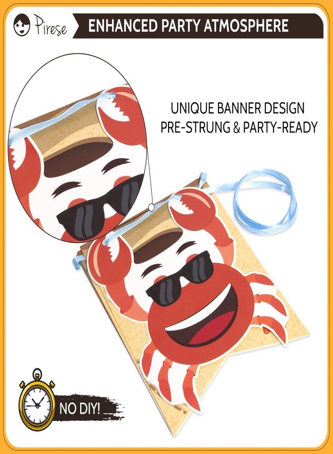 Pirese Crab Party Decorations, Crab Birthday Decor, Crab Decorations Party, Crab Feast Party Supplies | Seafood Boil Party Supplies | Crab Sign | Crab Balloon | Crab Boil Party Supplies, Seafood Party - Image 5