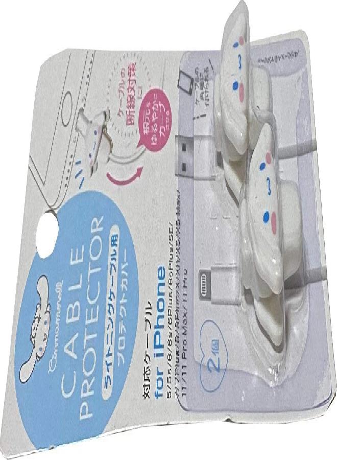 Friend Sanrio Cinnamoroll Cable Protector Cell Phones Accessories 2pcs Set for iPhone (Lightning Cable) - Image 4