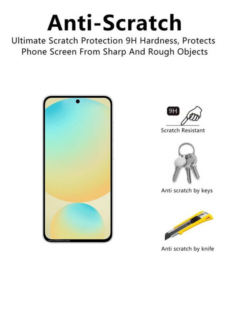 Samsung Galaxy S25 Plus Screen Protector | Tempered Glass Compatible with Samsung Galaxy S25 Plus | Screen Protector Full HD Quality Tempered Glass Anti-Scratch Edge to Edge Coverage with Easy Installation Kit - Black