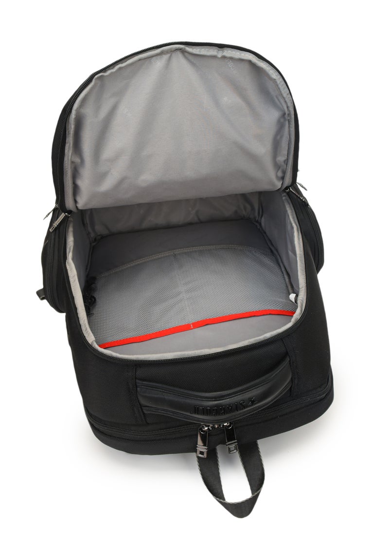 Stargold - Professional Laptop Backpack 19 Inch With USB Charging Port, Trolley Webbing, and Multiple Compartments, Durable Polyester & PU Material - Image 1