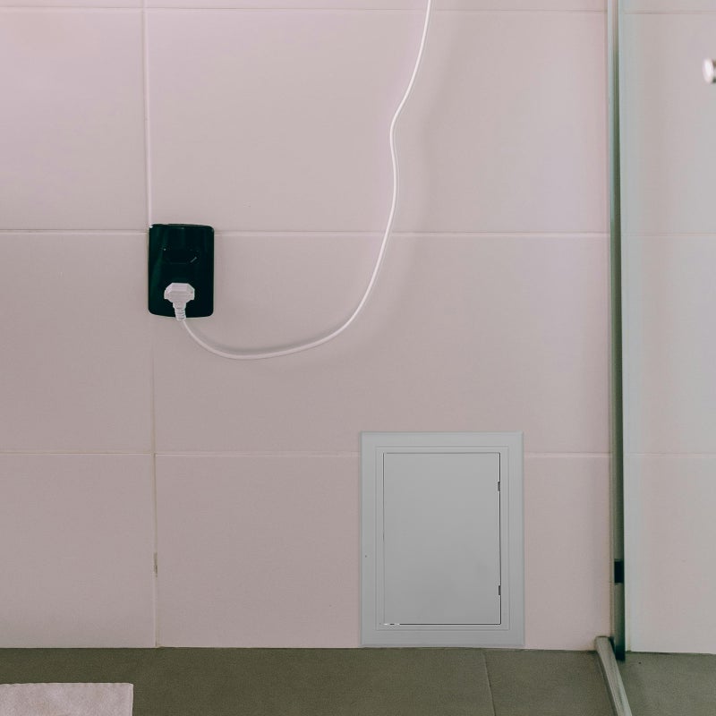 🚽 لوحة وصول الحائط للسباكة مصنوعة من مادة في سي متينة مقاومة للماء للحمامات - Image 4