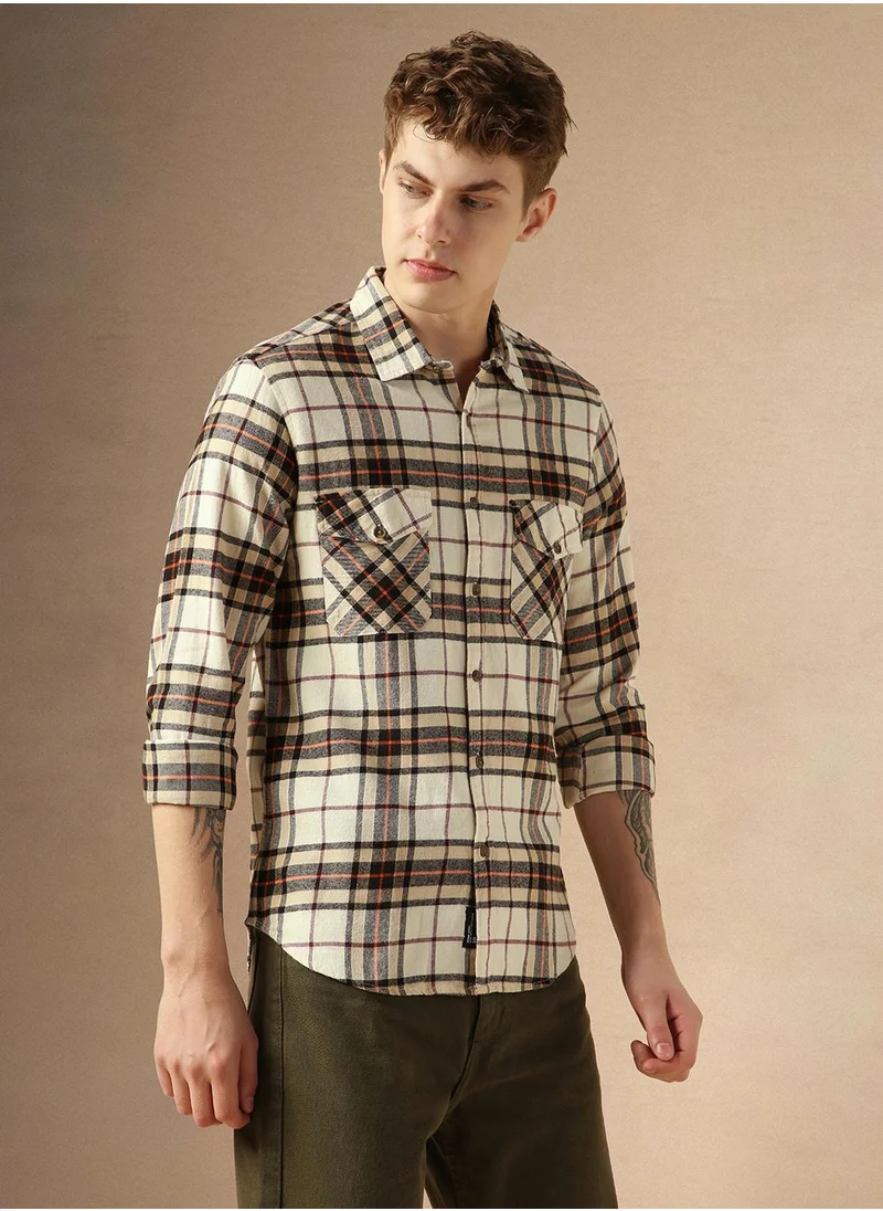 دينيس لينغو Beige Shirt For Men For Men Perfect For Casual Occasion