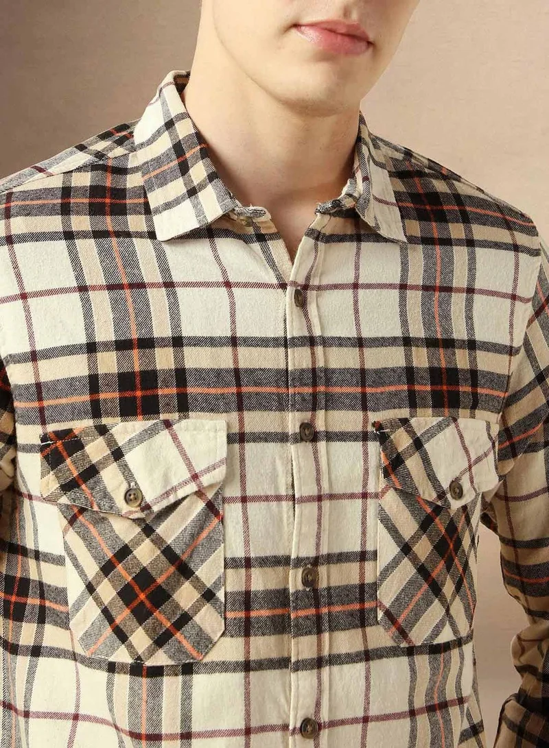 Dennis Lingo Beige Shirt For Men For Men Perfect For Casual Occasion