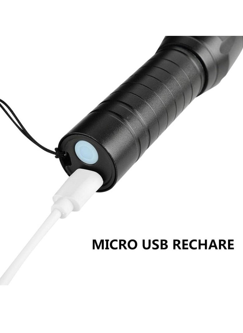 Generic - A small, powerful, and versatile handheld flashlight that charges easily via USB anywhere for emergencies or everyday use. - Image 1