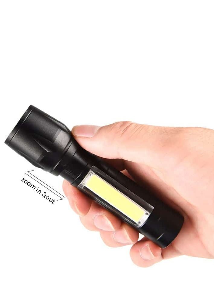 Generic - A small, powerful, and versatile handheld flashlight that charges easily via USB anywhere for emergencies or everyday use. - Image 1