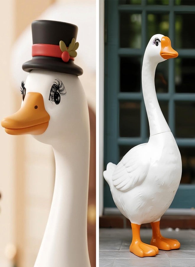 Mowouhn 14Pcs Porch Goose Outfits Eyelash,Reusable Porch Goose Accessories False Eyelashes for 23/17'' Lawn Goose Statue,Fake Lashes with Color End Eyelashes for Lawn,Festival Halloween Christmas Decoration - Image 3
