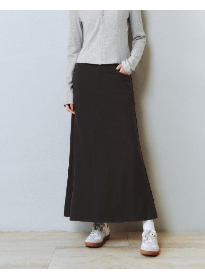 Waxbird Peacebird Women's Fish Tail Casual Skirt Smooth Slim Long Skirt - Image 1